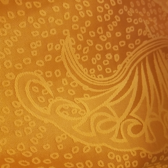 💕RONNY KOBO💕 Lorie Satin Long Sleeve Blouse ~ Yellow Small S NWT - Picture 9 of 13